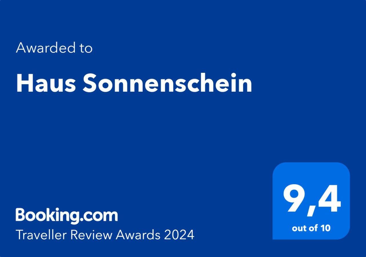 Апартаменты Haus Sonnenschein Виттен Экстерьер фото